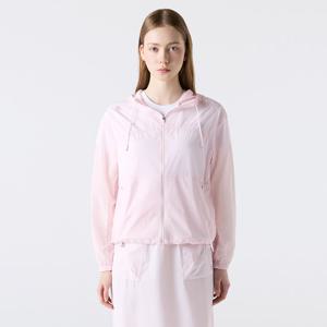 [데상트공식] 우먼스 셔링 후드형 바람막이 자켓 SR122PWB32