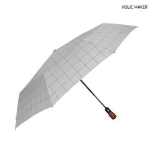 홀릭메이커 우산 HODR056 우드핸들 자동 체크우산
