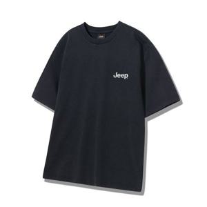 지프 JEEP 피그먼트 M-Logo 그래픽 반팔티 (JQ5TSU673BK)