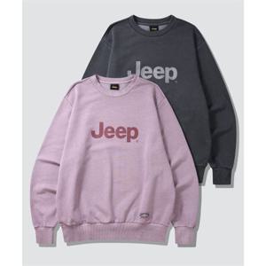 지프 JEEP 피그먼트 빅로고 오버핏 맨투맨 3 color (JP5TSU601)