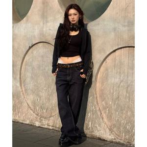 지프 JEEP 클래식 논페이드 와이드 데님팬츠 (JR5DPU501ID)