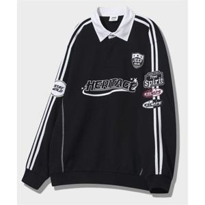 지프 JEEP RUSH 트랙 카라 맨투맨 (JQ5TSU821BK)