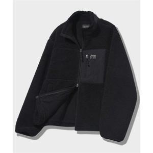 지프 JEEP 2WAY 레트로 마운틴 1941 셰르파 플리스 집업 (JR5TZU195BK)