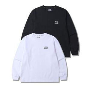 지프 JEEP [2PACK] 210g 싱글 에어그램 롱슬리브 티셔츠 (JQ5TSU154BK)
