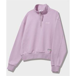 지프 JEEP [360g] WOMEN M-Logo 하프집업 맨투맨 (JQ5TSF838LP)