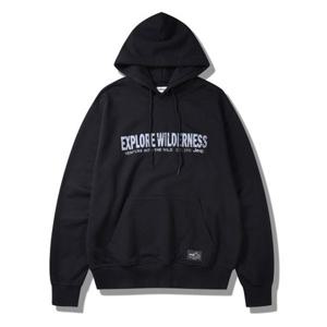 지프 JEEP 레터링 아트웍 오버핏 후드티 (JP5THU822BK)