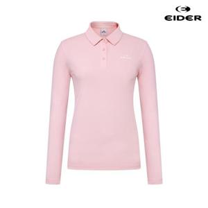 아이더 (DWP25282_P3) 여성 POP 솔리드 긴팔 폴로 티셔츠