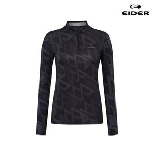 아이더 (DWM25202_Z1) 여성 ICE-LONG 아이스 롱 그래픽 긴팔짚업 티셔츠