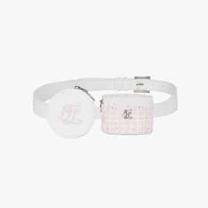 페어라이어 트위드 트윈 힙색 (코랄)