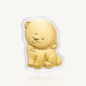 수앤진골드 큐트 비숑 골드바 24K 순금 0.2g