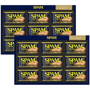 CJ 제일제당 스팸 클래식 8호 선물세트 x 2개 + 쇼핑백 명절 추석 설날