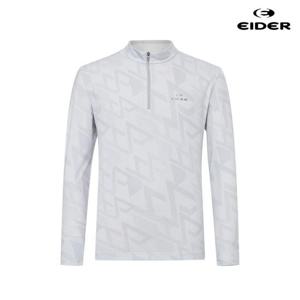 아이더 (DMM25202_C2) 남성 ICE-LONG 아이스 롱 그래픽 긴팔짚업 티셔츠