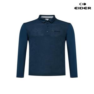 아이더 (DMM25206_N7) 남성 ICE-LONG (아이스 롱) 자가드 긴팔폴로 티셔츠