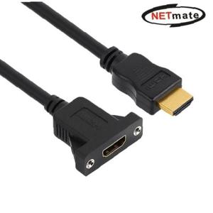 넷메이트 HDMI 1.4 연장 판넬형 케이블 2m NMC-HP20 연장선