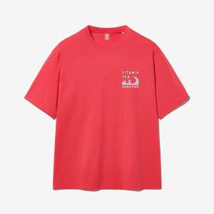 [휠라]썸머 그래픽 티셔츠 FS2RSH2403X_RED