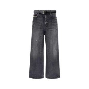 사카이 스트레이트 팬츠 2603965M 001 Black