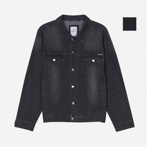 [뱅뱅]남녀공용 베이직 쿨 스판 데님 블랙 자켓 FUMD14