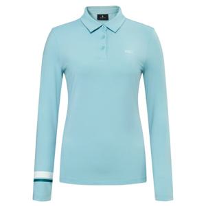 [와이드앵글]여성 CO 심플 로고 절개 폴로 티셔츠 L(WWP25291G2)