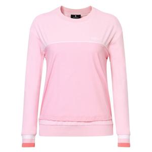 [와이드앵글]여성 CO 우븐믹스 여유핏 라운드 맨투맨 L(WWP25251P5)