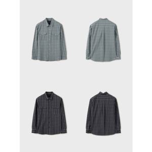 [앤드지by지오지아] 앤드지 26 SS 2WAY체크 패턴 써커 긴팔 셔츠 2종 1택 (BCHG2WWC1204) BCHG2WWC12