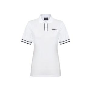 [와이드앵글] WWM26291W2  여성 CO 에센셜 반팔 폴로 티셔츠 L (White) WWM26291
