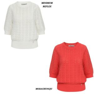 [미니멈]MD 라운드 크롭 니트 MD MYBAKU5270_CJ