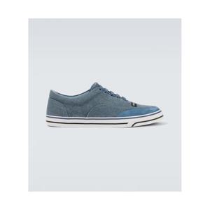 돌체앤가바나 스웨이드 트리밍 스니커즈 P01135687