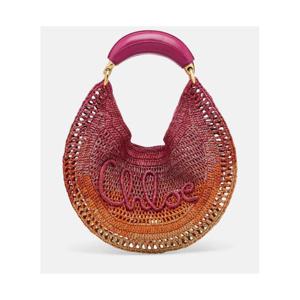 끌로에 Summer Banana 미디엄 라피아 숄더 백 P01152620