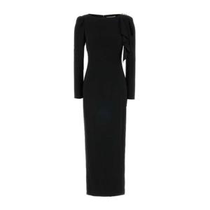 알레산드라리치 어시메트릭 숄더 보우 롱 원피스 FABX4265F4692