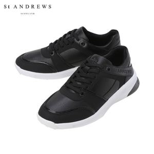 [세인트앤드류스] 여성 무광 믹스 에어솔 스파이크리스 골프화 821F2SEA01_BK