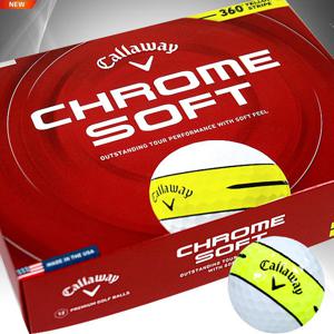 캘러웨이 26년  크롬소프트 360 스트라이프 골프볼(1더즌12알)