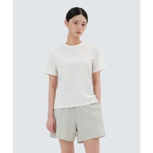 스노우피크 SNOWPEAK APPAREL 골지 여성 레귤러핏 반팔 티셔츠 (S25MWFTS39) Off White S25MWFTS39OW 337899