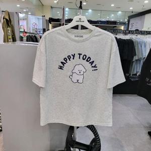 에어워크주니어 sh06 특양면 강아지 그래픽 반팔티셔츠 R262G1375A