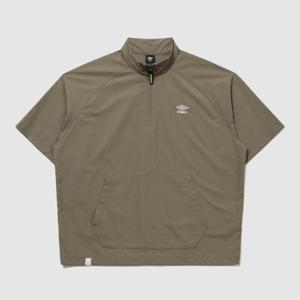 엄브로자켓 VQA UR124CWT31-DBR1 클래식 반팔 스탠넥 아노락 / DEEP BROWN