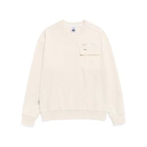 내셔널지오그래픽 NATIONALGEOGRAPHIC N261USW050 가슴포켓 세미오버핏 리드 맨투맨 IVORY N261USW050012 328327