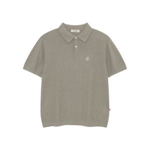 노르디스크 NORDISK 반팔 폴로 스웨터 - M_SHIMMER GREY OMM26K021C 390928