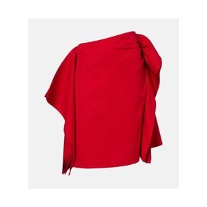 로에베 코튼 실크 개버딘 미니스커트 P01166347