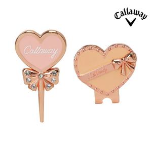 캘러웨이 2026 하트 골프공 볼마커 오렌지