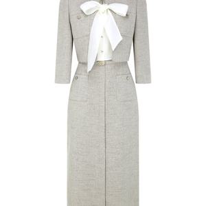 [JJ JIGOTT]타이 레이어 재킷 H라인 원피스/GS4-A0-OP371_CC