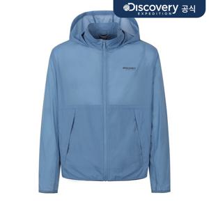 [디스커버리] 남성 프레시벤트 후드내장형 바람막이 (D/BLUE) DMWJ7Q063-BLD