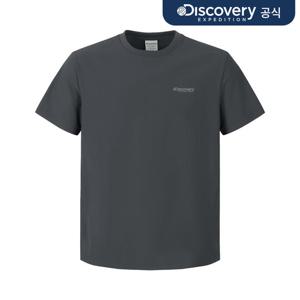 [디스커버리] 남성 프레시벤트 프레보나 트리코트 반팔티셔츠 (D.GREY) DMRS6E063-DGS