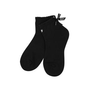 [팬텀] 여성 로고 리본 장식 단목 양말 221F1SC206_BK