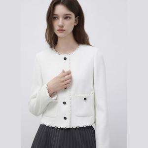 잇미샤 스칼럽 트리밍 트위드 자켓 ITQ4WJK190