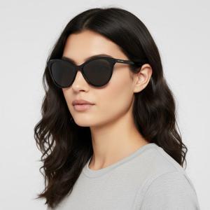 생로랑  선글라스 SL456 001 캣츠아이 뿔테 자외선차단