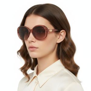 구찌  선글라스 GG0793SK 003 라운드 뿔테 자외선차단