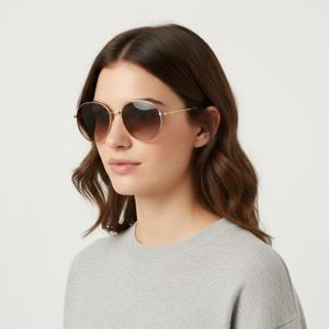 끌로에  선글라스 CH0178S 002 라운드 메탈 자외선차단