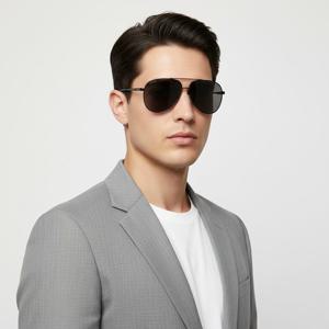 몽블랑  선글라스 MB0103S 001 보잉 메탈 자외선차단