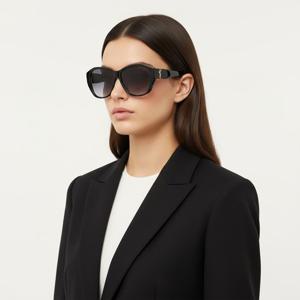 생로랑  선글라스 SL M8F 001 스퀘어 뿔테 자외선차단