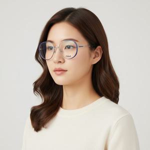 끌로에  안경테 CH0018O 003 라운드 메탈  안경