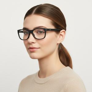 몽블랑  안경테 MB0065O 002 스퀘어 뿔테   안경